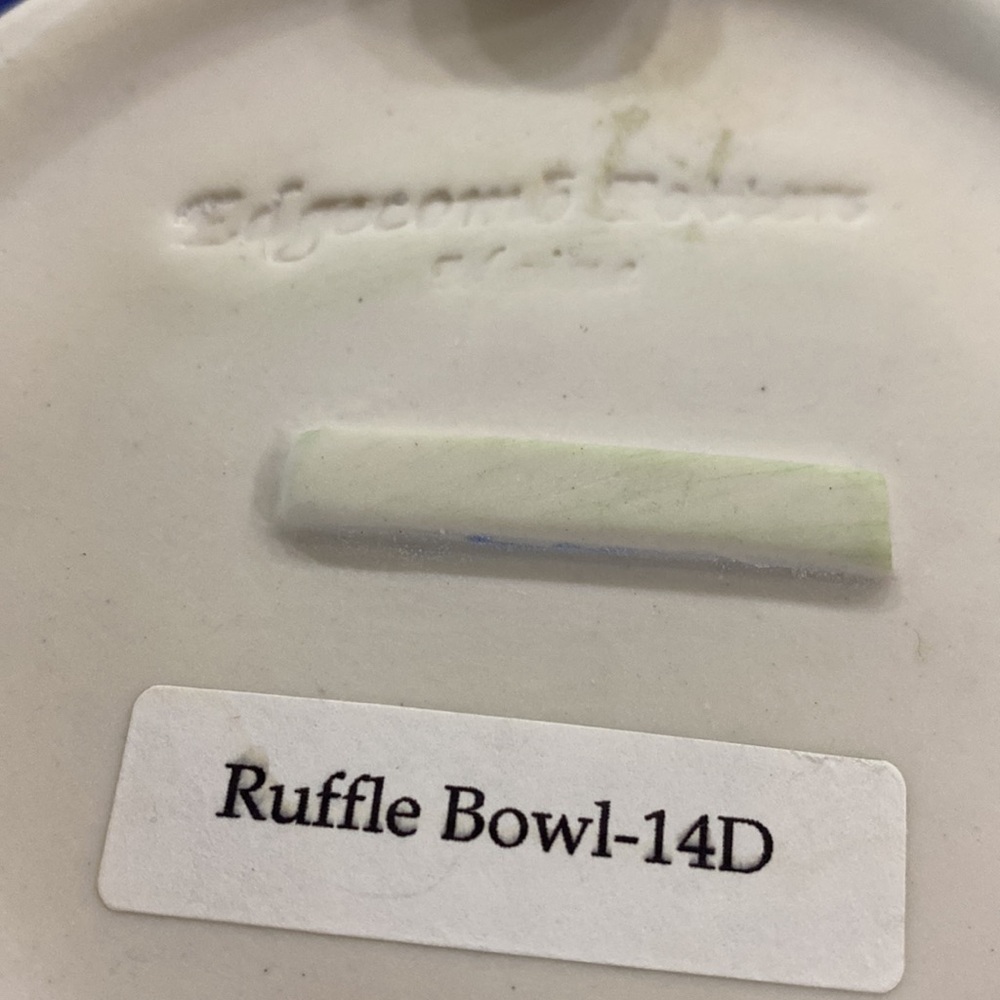 Edgecomb Potters Maine Handcrafted Cobalt Blue Decorative Bowl - Home Art! - Picture 4 of 5